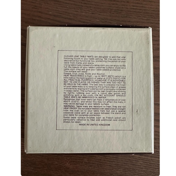 Vintage Set of 6 • Clover Leaf Cork Coaster Box Set • Views of London England • - Picture 8 of 10
